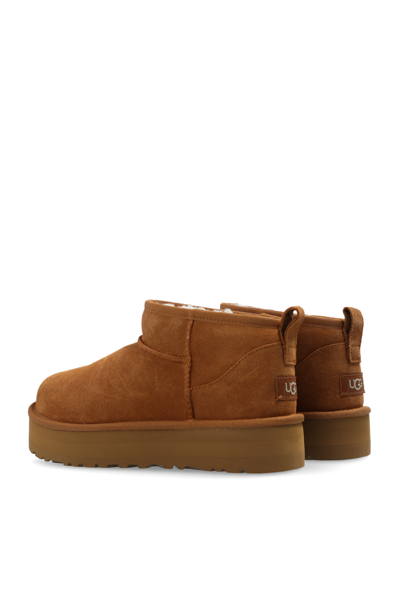 Brązowy Śniegowce 'K Classic Ultra Mini Platform' UGG Kids